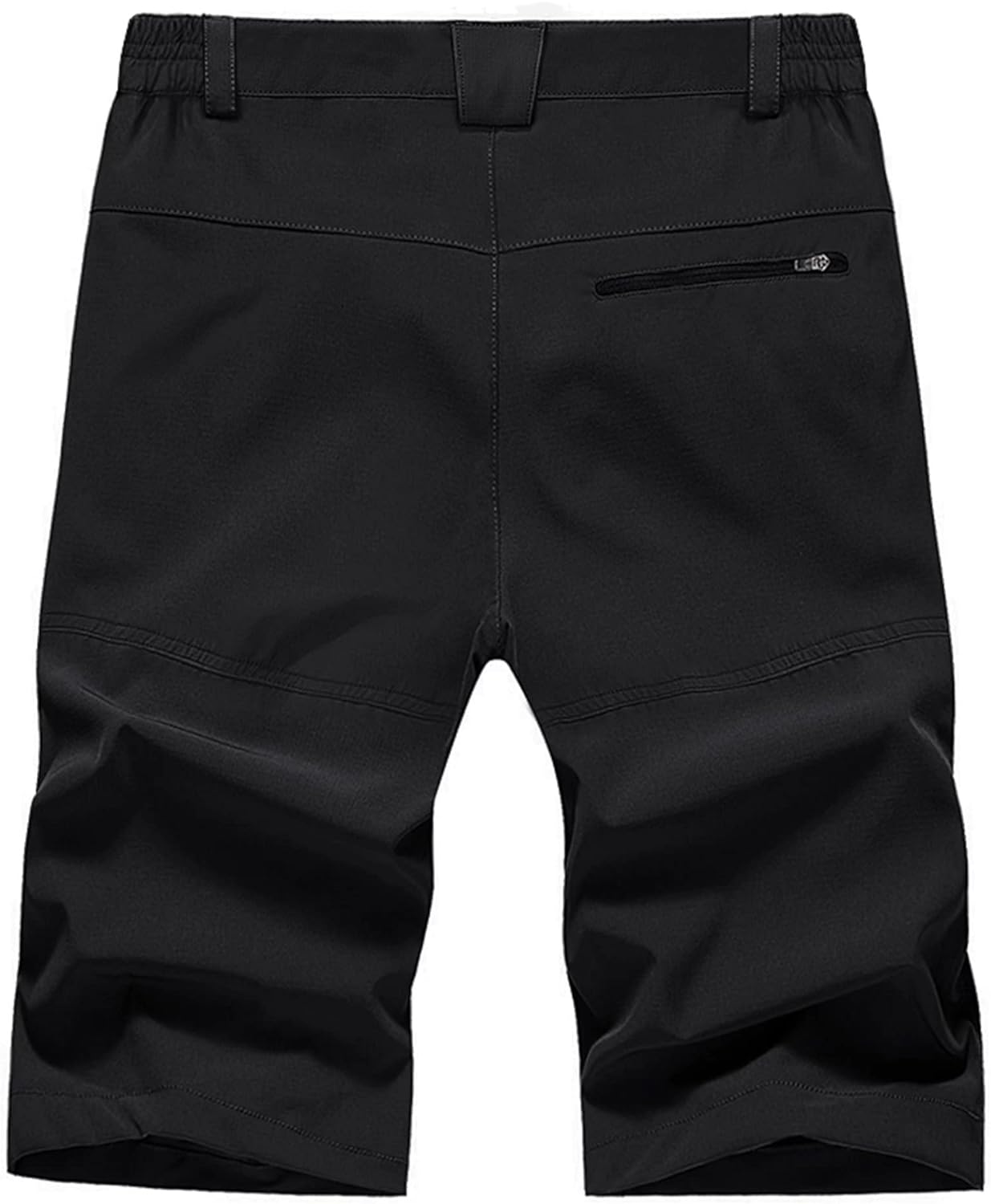 MAGNIVIT Mens Cargo Shorts Hiking Shorts Above Knee Shorts Quick Dry Work Shorts with MultiPocketsBlack