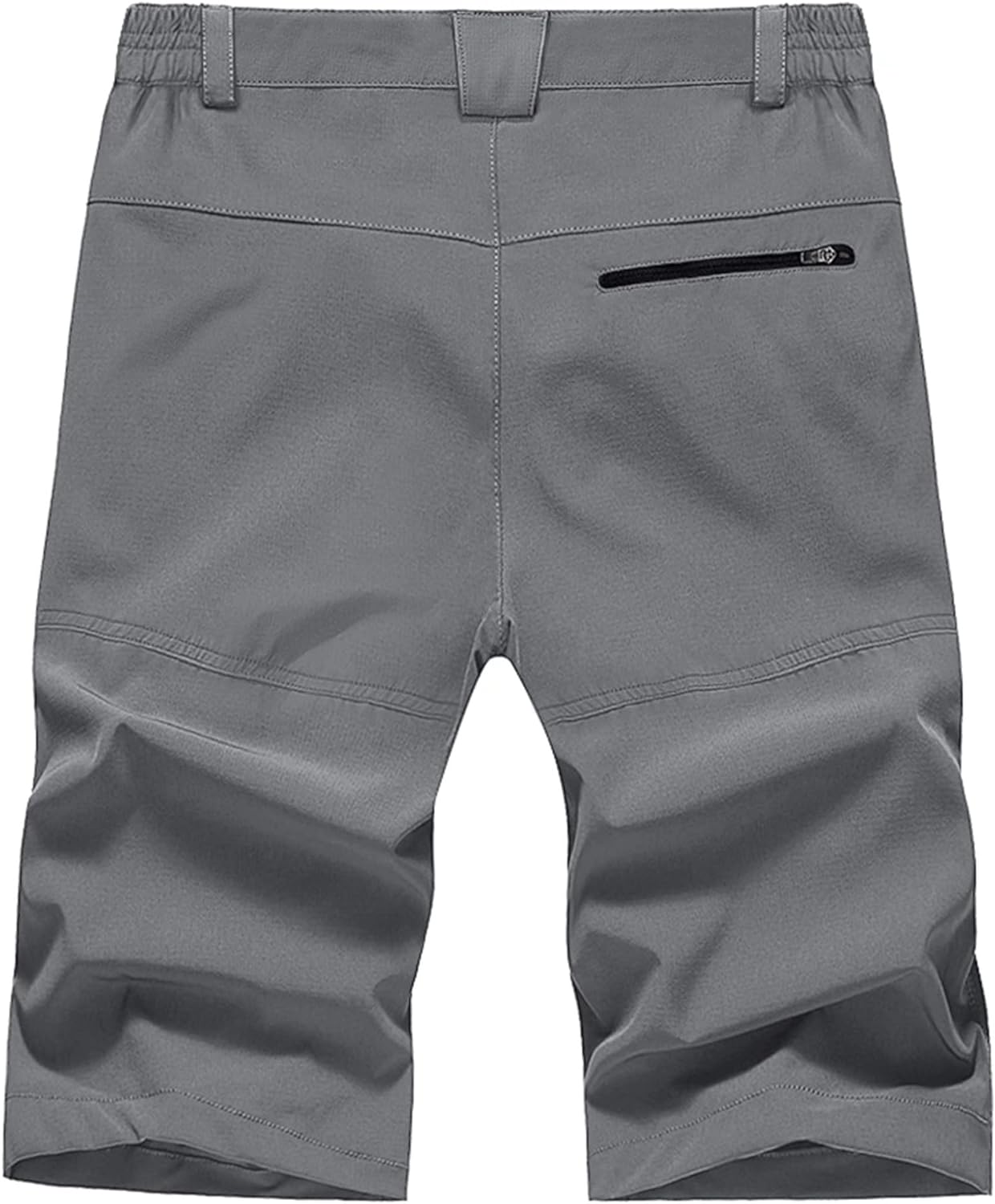 MAGNIVIT Mens Cargo Shorts Hiking Shorts Above Knee Shorts Quick Dry Work Shorts with MultiPocketsGrey
