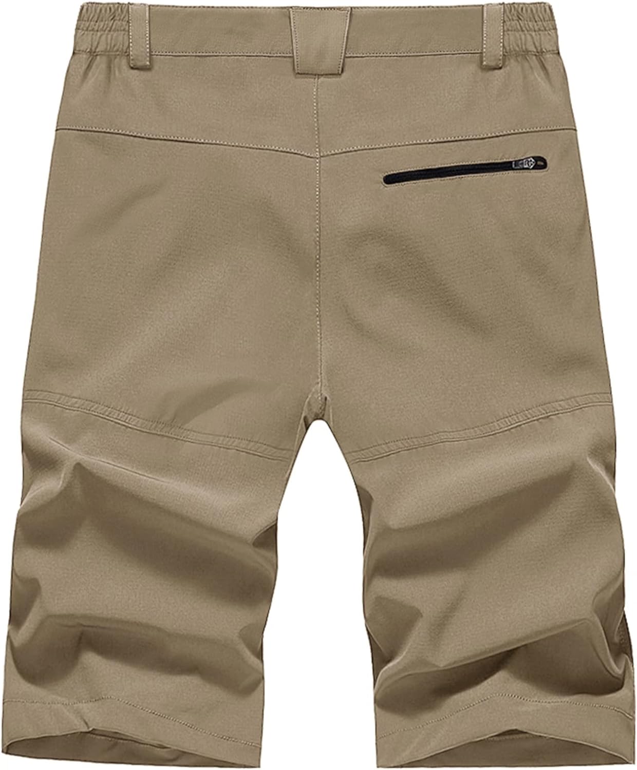MAGNIVIT Mens Cargo Shorts Hiking Shorts Above Knee Shorts Quick Dry Work Shorts with MultiPocketsKhaki