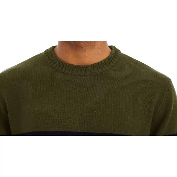 MAGNIVIT Mens Crewneck Sweater Lightweight Soft Knitted Sweatshirt Fall Winter Thermal PulloverGreen