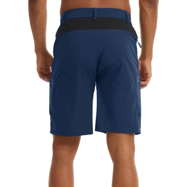 MAGNIVIT Mens Hiking Shorts Quick Dry Cargo Shorts Above Knee Tactical Military Shorts with MultiPocketsRoyal Blue