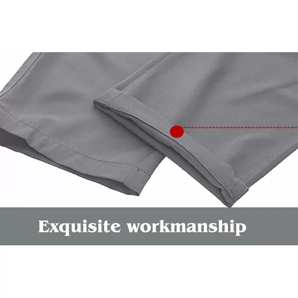 MAGNIVIT Mens Lightweight Sweatpants Open Bottom Quick Dry Running Joggers Athletic Pants with Zipper PocketsLight Grey