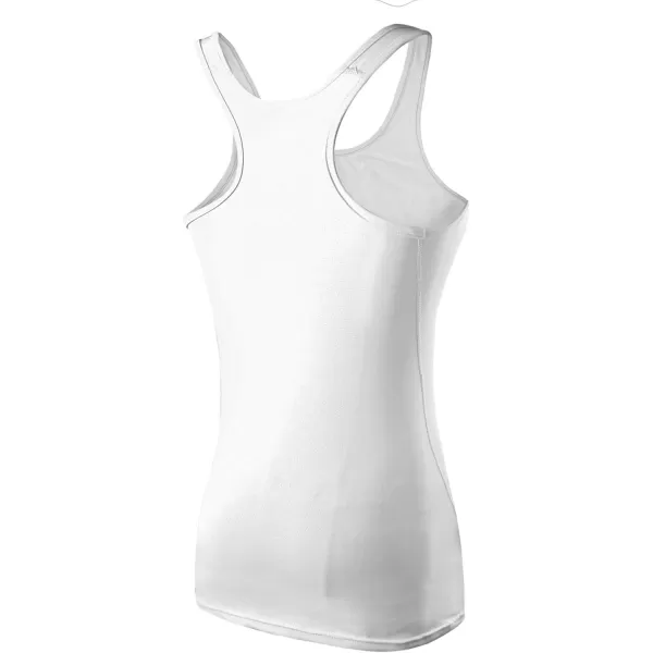 MAGNIVT Womens 3 Pack Dry Fit Compression Tank TopBlackgraywhite