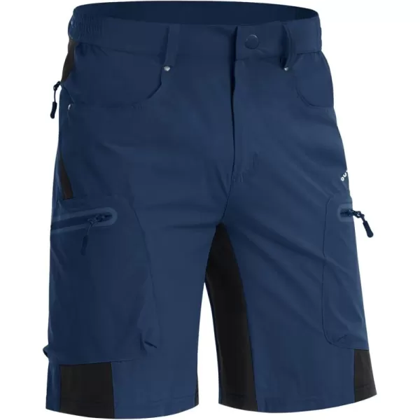 imageMAGNIVIT Mens Hiking Shorts Quick Dry Cargo Shorts Ripstop Tactical Water Repellent Work Shorts with MultiPocketsRoyal Blue