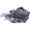 imageMAGNIVIT Cotton Keffiyeh Tactical Desert Scarf Wrap Shemagh Head Neck Arab ScarfWhite