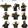 imageMAGNIVIT Cotton Keffiyeh Tactical Desert Scarf Wrap Shemagh Head Neck Arab ScarfWhite