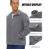 imageMAGNIVIT Mens Fleece Jackets Full Zip Tactical Jacket Fall Winter Hunting Windproof Soft Warm Polar Coats with 5 Zip Pockets