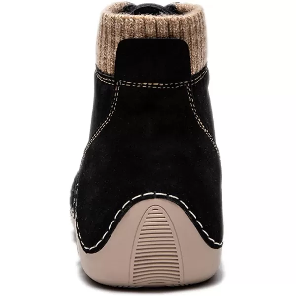 Lazzy Mens Casual Shoes Fashion Sneaker Boots NonSlip Ankle Boot High Top Walking Shoes Lightweight Outdoor Shoes for MenBlack