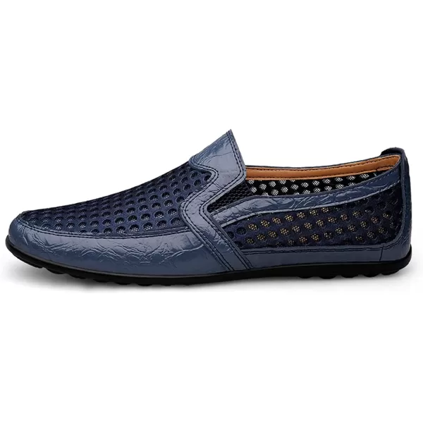 Mens Loafers Shoes Causal Slip On Loafers Moccasins Shoes Lightweight Summer Sneaker Shoes for Men Size 6512Blue