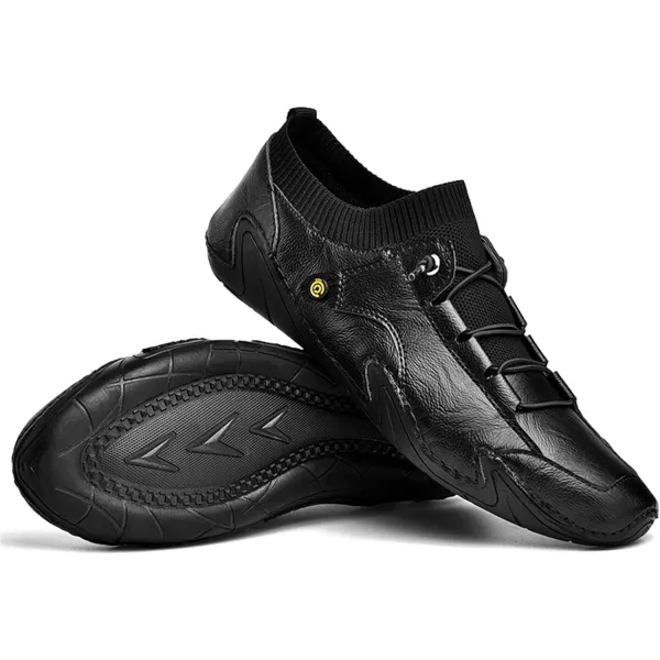 Mens Shoes Slip On Loafers Casual Casual Walking Shoes Sneaker Shoes Summer Outdoor Shoes for Men Size 6512Black