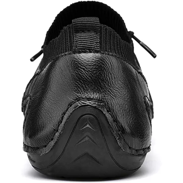 Mens Shoes Slip On Loafers Casual Casual Walking Shoes Sneaker Shoes Summer Outdoor Shoes for Men Size 6512Black