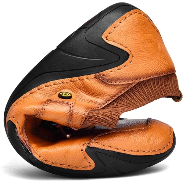Mens Shoes Slip On Loafers Casual Casual Walking Shoes Sneaker Shoes Summer Outdoor Shoes for Men Size 6512Brown