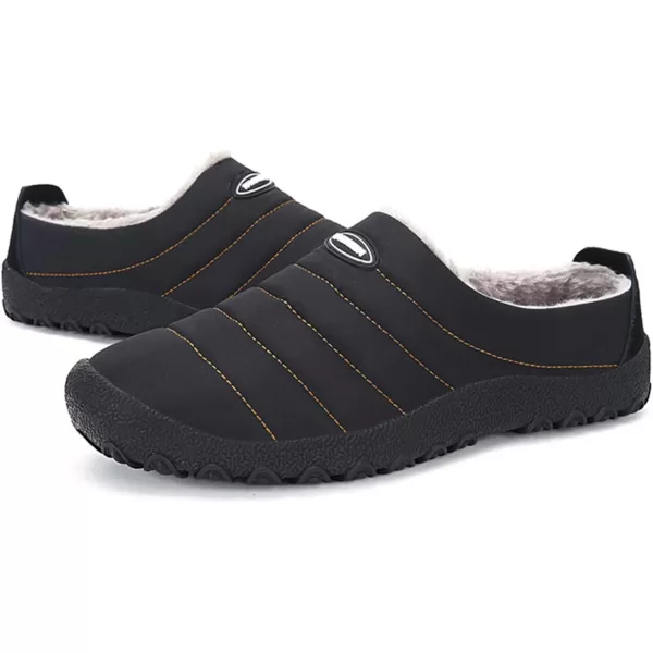 Women Winter Warm Slippers House Slippers with Fuzzy Plush Lining Slip On Breathable NonSlip Shoesnbspfor Indoor OutdoorBlack