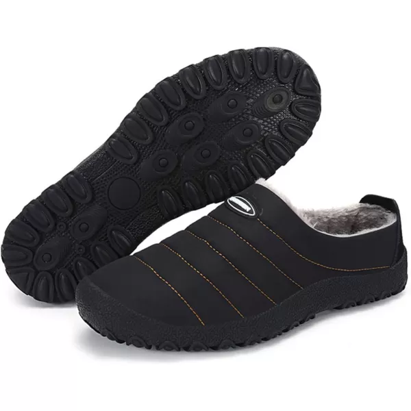 Women Winter Warm Slippers House Slippers with Fuzzy Plush Lining Slip On Breathable NonSlip Shoesnbspfor Indoor OutdoorBlack