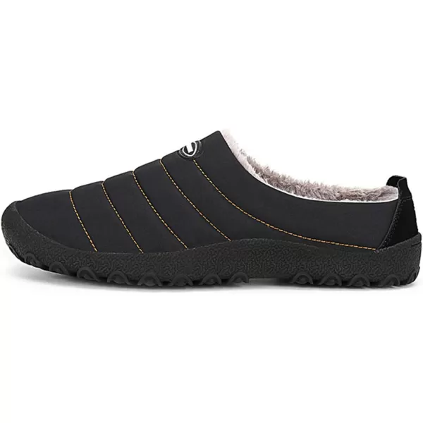 Women Winter Warm Slippers House Slippers with Fuzzy Plush Lining Slip On Breathable NonSlip Shoesnbspfor Indoor OutdoorBlack