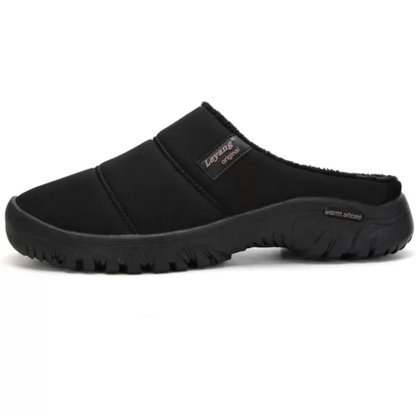 Women Winter Warm Slippers House Slippers with Fuzzy Plush Lining Slip On Breathable NonSlip Shoesnbspfor Indoor OutdoorBlacka