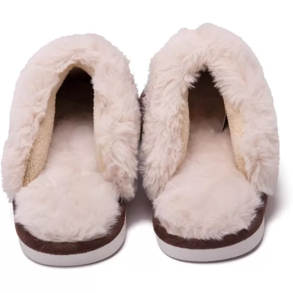 Women Winter Warm Slippers House Slippers with Fuzzy Plush Lining Slip On Breathable NonSlip Shoesnbspfor Indoor OutdoorCoffeez