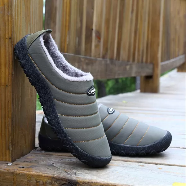 Women Winter Warm Slippers House Slippers with Fuzzy Plush Lining Slip On Breathable NonSlip Shoesnbspfor Indoor OutdoorKhaki