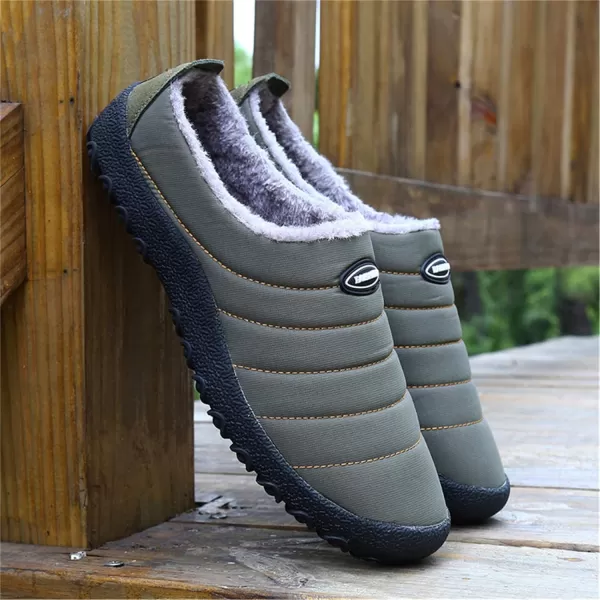 Women Winter Warm Slippers House Slippers with Fuzzy Plush Lining Slip On Breathable NonSlip Shoesnbspfor Indoor OutdoorKhaki