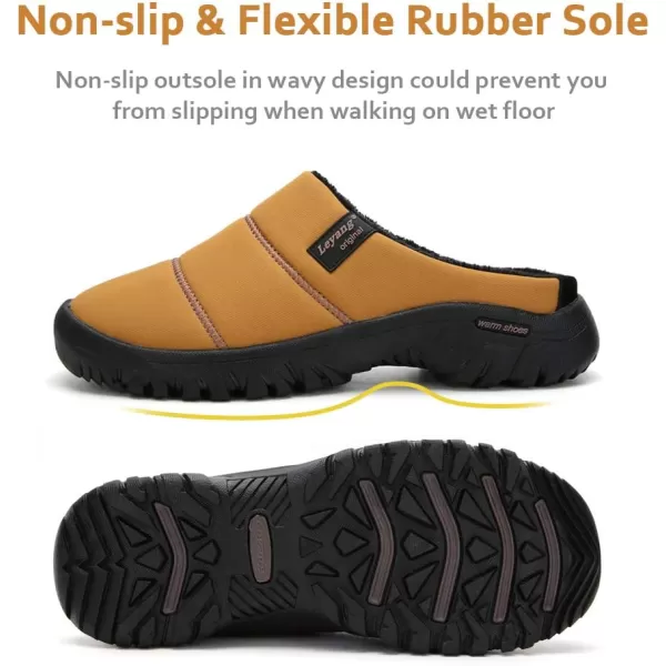 Women Winter Warm Slippers House Slippers with Fuzzy Plush Lining Slip On Breathable NonSlip Shoesnbspfor Indoor OutdoorYellowa