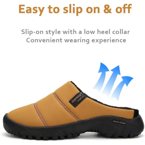 Women Winter Warm Slippers House Slippers with Fuzzy Plush Lining Slip On Breathable NonSlip Shoesnbspfor Indoor OutdoorYellowa