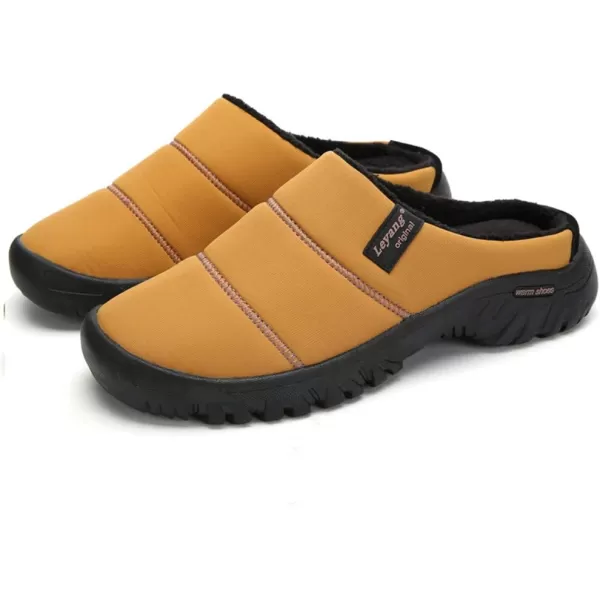 Women Winter Warm Slippers House Slippers with Fuzzy Plush Lining Slip On Breathable NonSlip Shoesnbspfor Indoor OutdoorYellowa