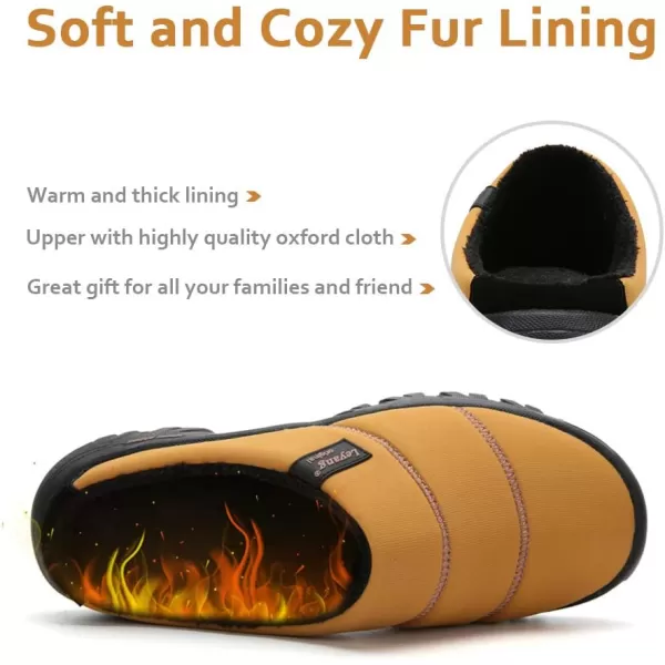 Women Winter Warm Slippers House Slippers with Fuzzy Plush Lining Slip On Breathable NonSlip Shoesnbspfor Indoor OutdoorYellowa