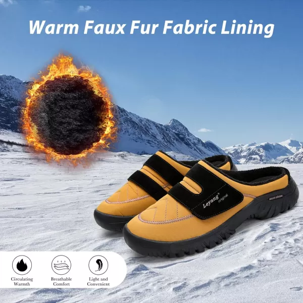 Women Winter Warm Slippers House Slippers with Fuzzy Plush Lining Slip On Breathable NonSlip Shoesnbspfor Indoor OutdoorYellowb