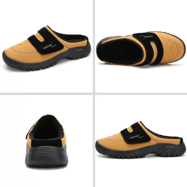 Women Winter Warm Slippers House Slippers with Fuzzy Plush Lining Slip On Breathable NonSlip Shoesnbspfor Indoor OutdoorYellowb