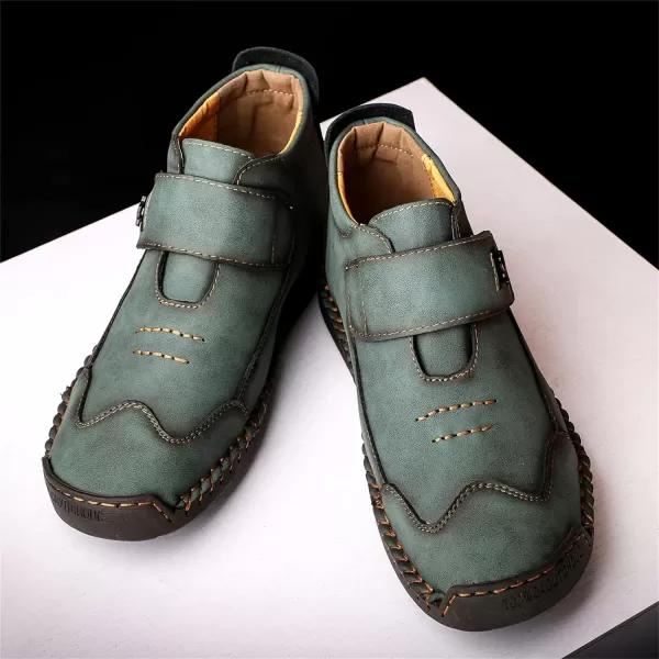 Lazzy Mens Casual Ankle Boots Leather Chukka Boot Comfortable Oxfords Dress Walking Shoes for MenGreena
