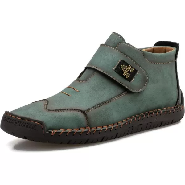 Lazzy Mens Casual Ankle Boots Leather Chukka Boot Comfortable Oxfords Dress Walking Shoes for MenGreena