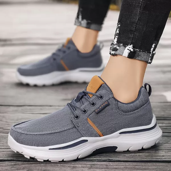 Lazzy Mens Casual Shoes SlipOn Loafers Lace Up Oxfords Lightweight Boat Shoes Comfortable Walking Driving Shoes for MenBlue