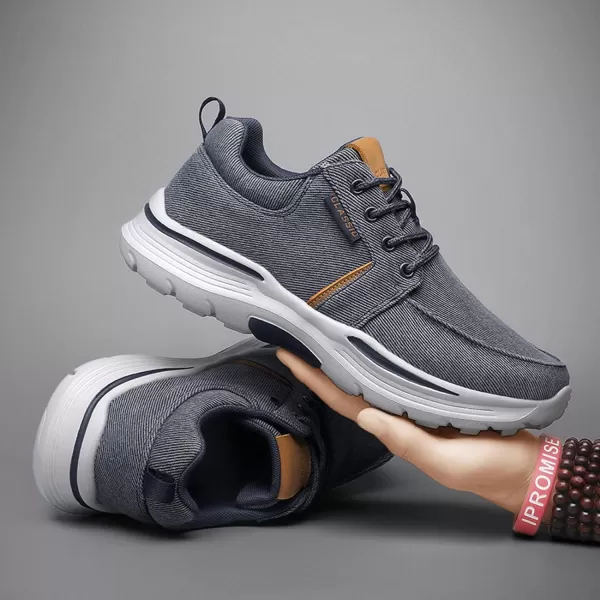 Lazzy Mens Casual Shoes SlipOn Loafers Lace Up Oxfords Lightweight Boat Shoes Comfortable Walking Driving Shoes for MenBlue