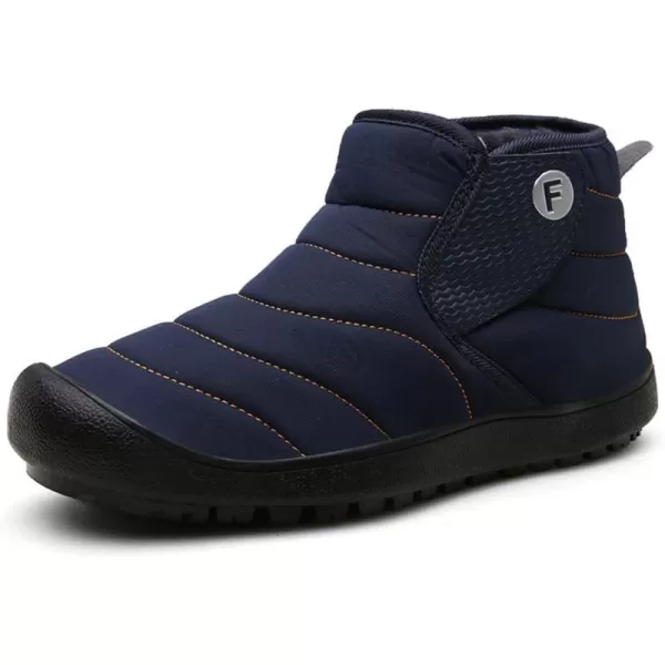 Lazzy Warm Snow Boots Womens Winter Ankle Bootie Slip On AntiSlip Ankle Short Boots Waterproof Outdoor Walking ShoesBlue