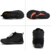 imageLazzy Mens Snow Boots Winter Casual Shoes Water Resistant Outdoor Shoes Fur Lined Warm Ankle Boots Black Size 65