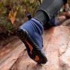 imageLazzy Mens Snow Boots Winter Casual Shoes Water Resistant Outdoor Shoes Fur Lined Warm Ankle Boots Blue Size 65