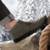 imageLazzy Mens Snow Boots Winter Shoes Warm Fur Lined Ankle Boots AntiSlip Waterproof Outdoors Hiking Shoes Army Green Size 10