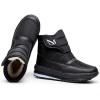 imageLazzy Mens Winter Snow Boots Waterproof Fur Lined Cold Weather Ankle Boots Comfortable Casual Winter Hiking Walking Shoes Black Size 10
