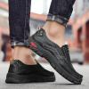 imageLazzy Loafers for Men Slip On Casual Shoes Leather Outdoor Driving Boat Shoe Black Size 115