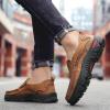 imageLazzy Loafers for Men Slip On Casual Shoes Leather Outdoor Driving Boat Shoe Brown Size 115