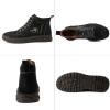 imageLazzy Mens Casual Shoes Chukka Boots LaceUp Motorcycle Ankle Boots Fashion Dress Oxfords Leather Shoes for Men Black Size 12
