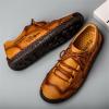 imageLazzy Mens Casual Shoes Driving Slip on Loafers Outdoor Walking Shoes Lightweight Leather Oxford Casual Dress Shoes for Men