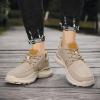 imageLazzy Mens Casual Shoes SlipOn Loafers Lace Up Oxfords Lightweight Boat Shoes Comfortable Walking Driving Shoes for Men Khaki Size 12