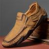imageLazzy Mens Casual Slip On Loafers Leather Dress Shoes Driving Walking Oxfords Moccasins Boat Shoes for Men Brown Size 12