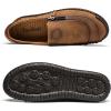 imageLazzy Mens Loafers Casual Slip On Leather Shoes Dress Oxfords Lightweight Walking Driving Shoes for Men Brown Size 115