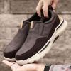 imageLazzy Mens Shoes Casual Slip On Shoes Comfortable Loafers Leather Boat Shoes Fashion Dress Oxfords Brown Size 12