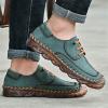 imageLazzy Mens Shoes Slip On Loafers Casual Sneakers Leather Dress Oxfords Comfortable Driving Shoes for Men Green Size 11