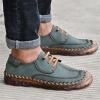 imageLazzy Mens Shoes Slip On Loafers Casual Sneakers Leather Dress Oxfords Comfortable Driving Shoes for Men Green Size 11