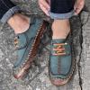 imageLazzy Mens Shoes Slip On Loafers Casual Sneakers Leather Dress Oxfords Comfortable Driving Shoes for Men Green Size 11