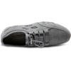 imageLazzy Mens Slip On Sneakers Loafers Breathable Walking Shoes Low Top Lace Up Casual Shoes for Men Lightweight Grey Size 11